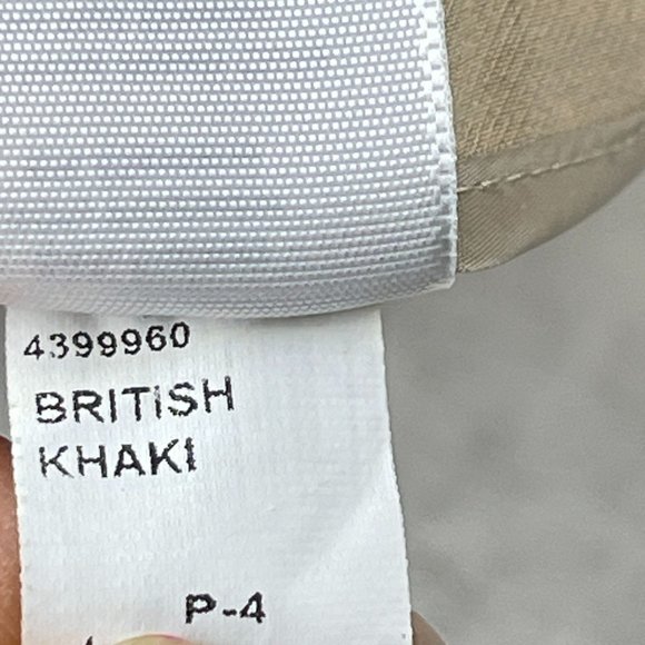 Talbots Pants Womens 4 Tan Heritage British Khaki Trouser Straight Career Office - Picture 13 of 13